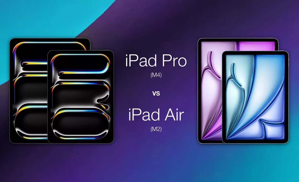Сравнение iPad Pro (M4) 2024 и iPad Air (M2) 2024