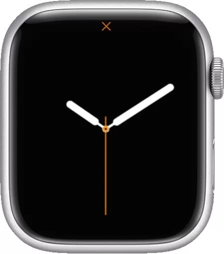 Значок "Красный крестик" на Apple Watch