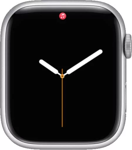 Значок "Музыка" на Apple Watch