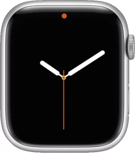 Значок "красная точка (кружок)" на Apple Watch
