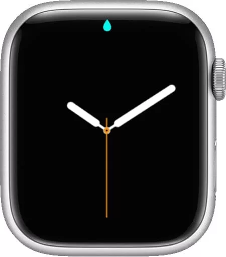 Значок "Голубая капля" на Apple Watch