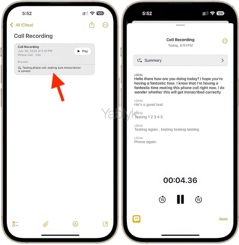 Как использовать запись и расшифровку звонков на iPhone