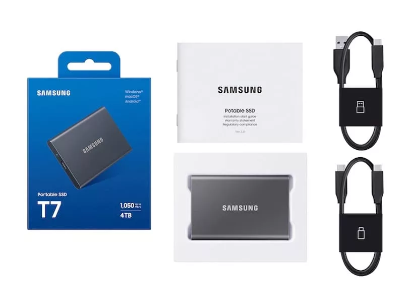 В мануале к SSD от Samsung за $300 слово Portable написано с ошибкой