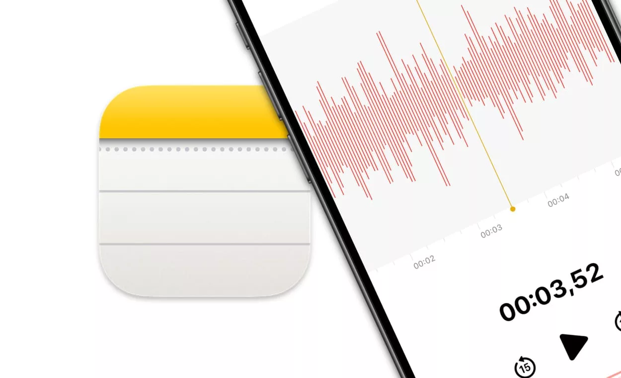 Как включить диктофон в заметках на iPhone в iOS
