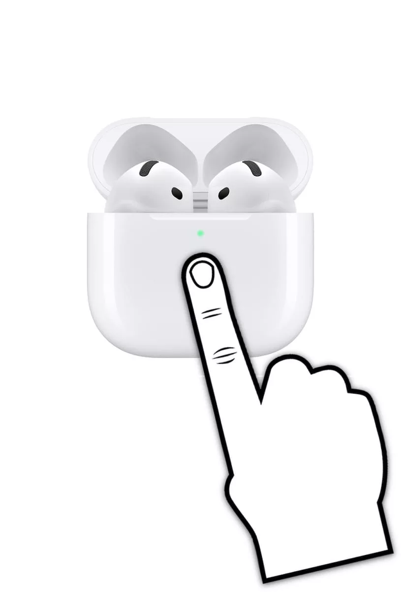 airpods 4 reset button