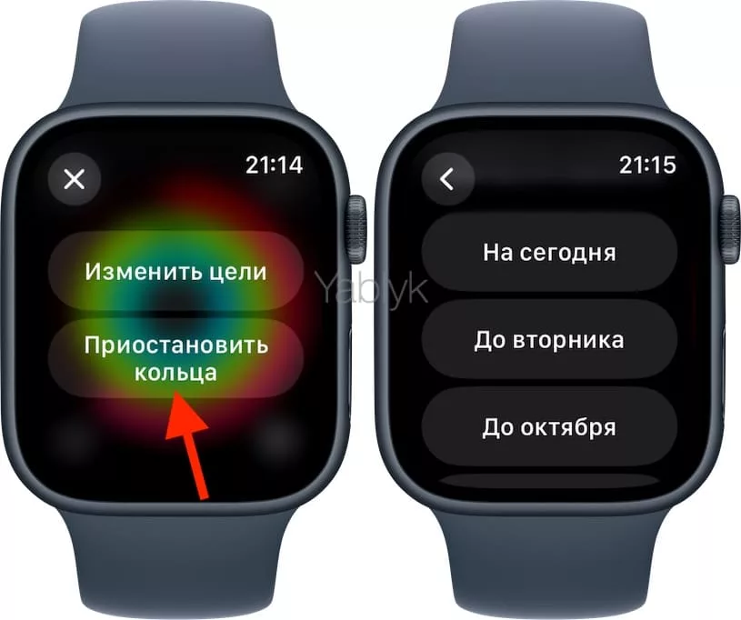 Как приостановить кольца активности на Apple Watch и для чего это делать?