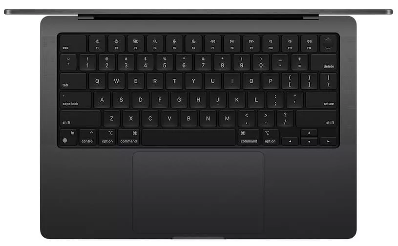 macbook pro m4 2024 design keyboard