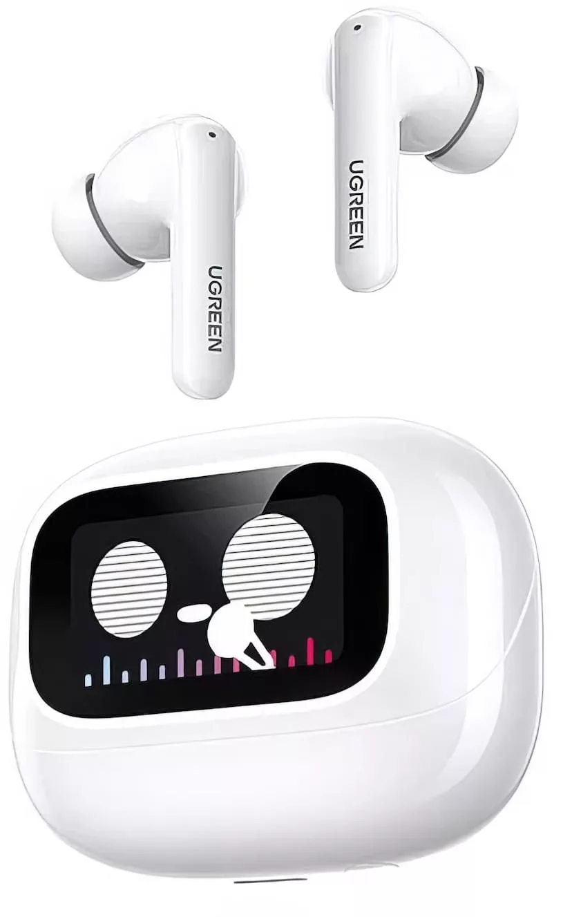 Обзор наушников с экраном UGREEN EchoBuds Magic - дизайн