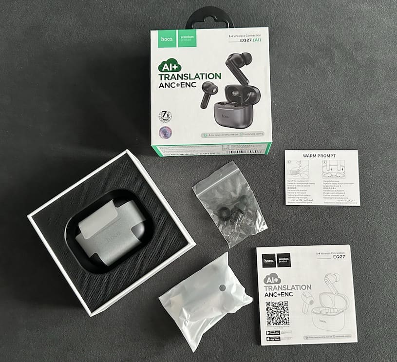 Наушники hoco eq27: комплект