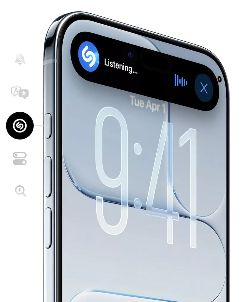 iphone air action button