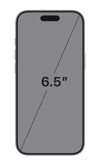 iphone air display size