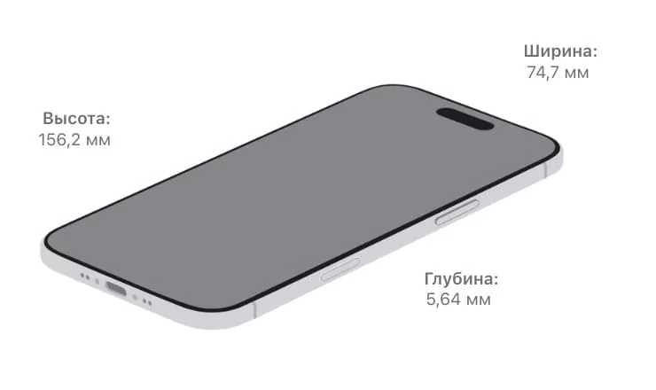 Размеры iPhone Air
