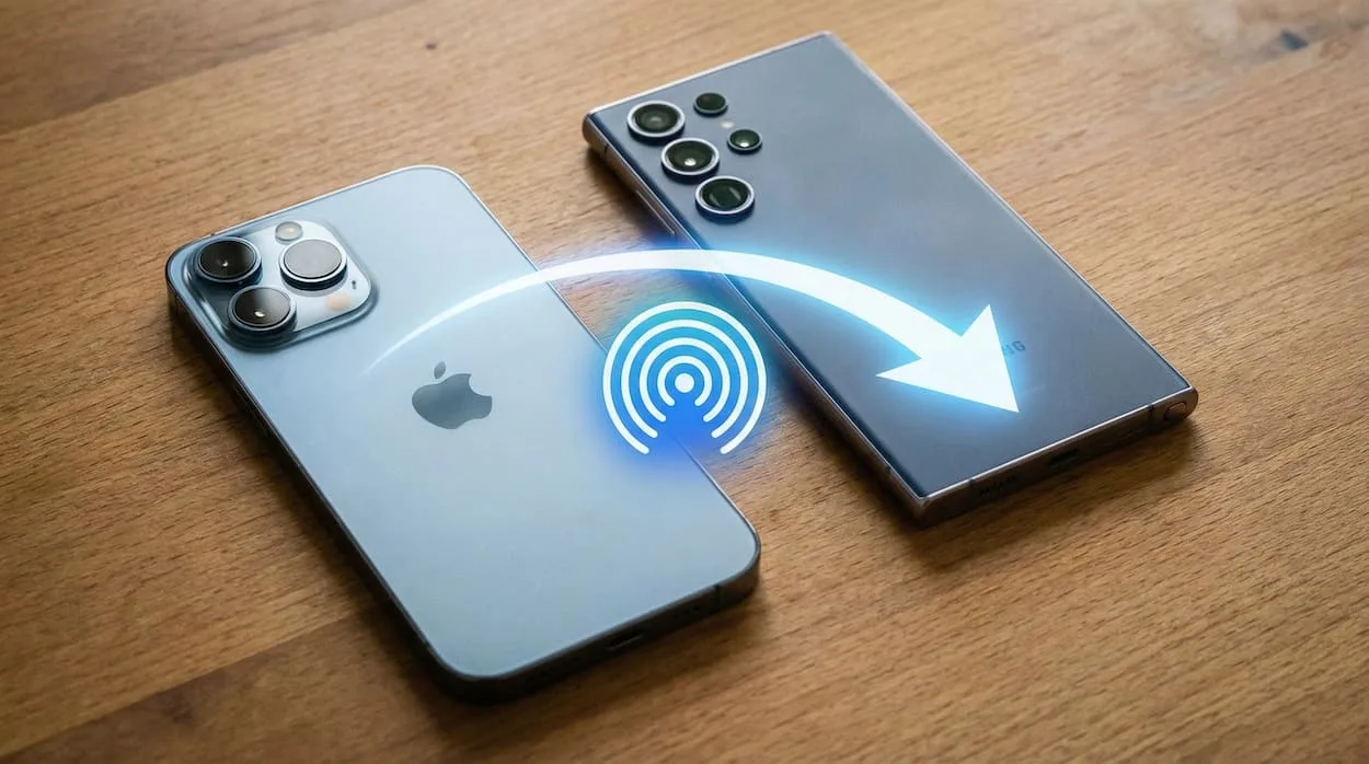 Как передавать по AirDrop с iPhone на Android