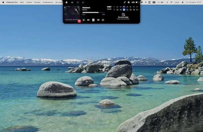 Atoll: бесплатный Dynamic Island для MacBook