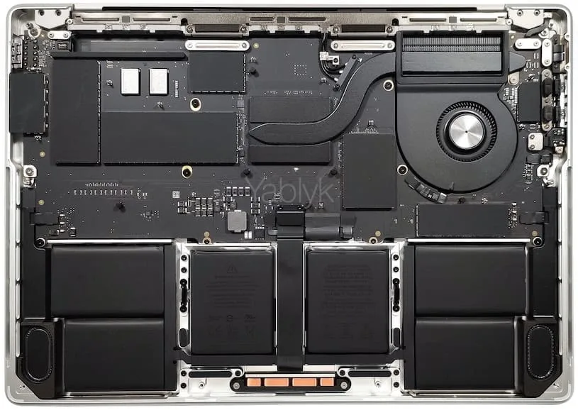 MacBook Pro с одним вентилятором