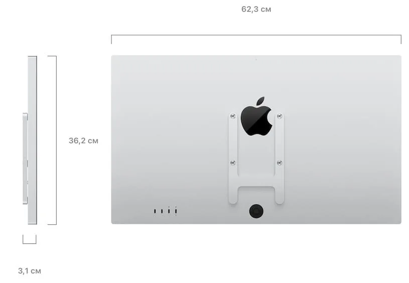 Размеры Studio Display 2026