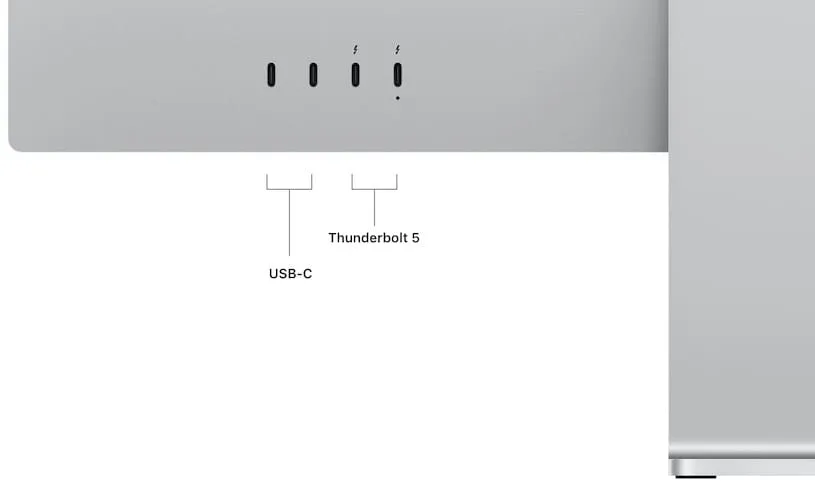 Порты в мониторе studio display 2026