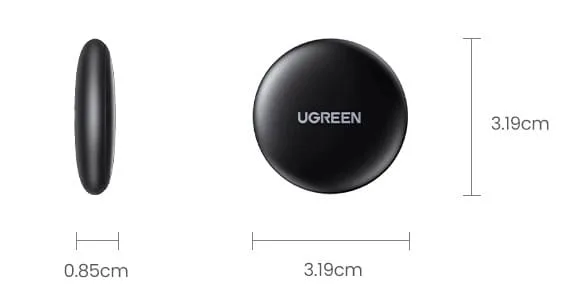 Размеры UGREEN CM520 Smart Bluetooth Finder (модель 60387, CM520)
