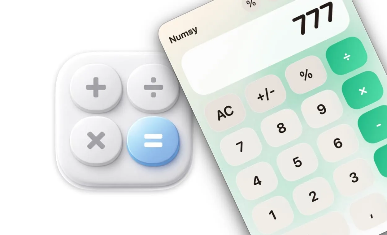 Numsy — бесплатный калькулятор для macOS из строки меню